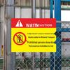 Ancai Rui PVC Freight Elevator Warning Sign