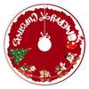 1 шт. юбка для рождественской елки с Санта-Клаусом, праздничные украшения, согревающая звезда, прочная полиэстеровая ткань для дома, улицы, рождественской елки