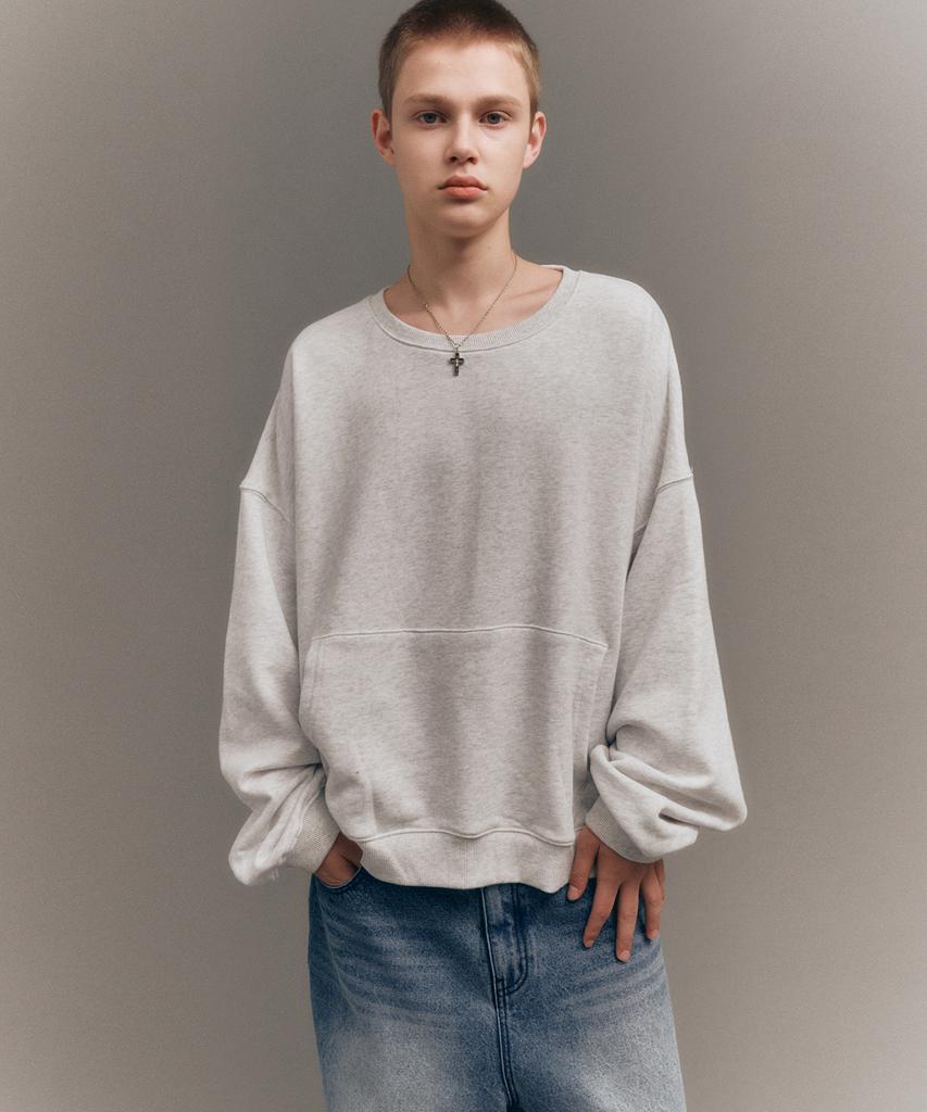 BIG UNION Our Sweatshirts / White Melange