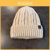 Hat Knit Mens With Solid Color Design Thick Knit Hat For Winter And Use Autumn