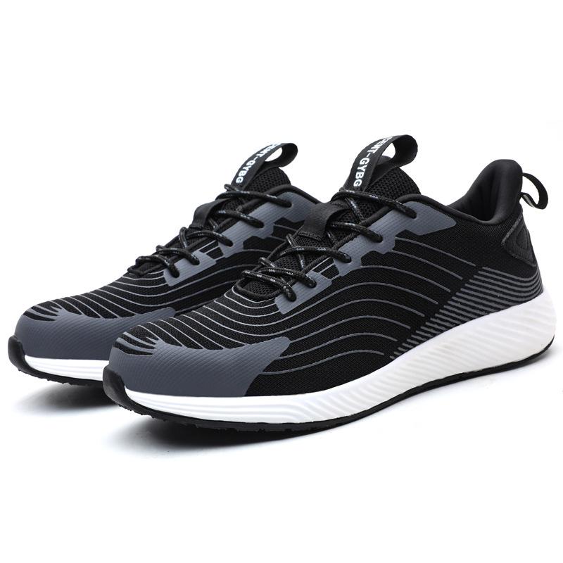 Защитная обувь летняя противоударная противоударная дышащая дезодорирующая мягкая подошва противоударная защитная обувь походные кроссовки H758