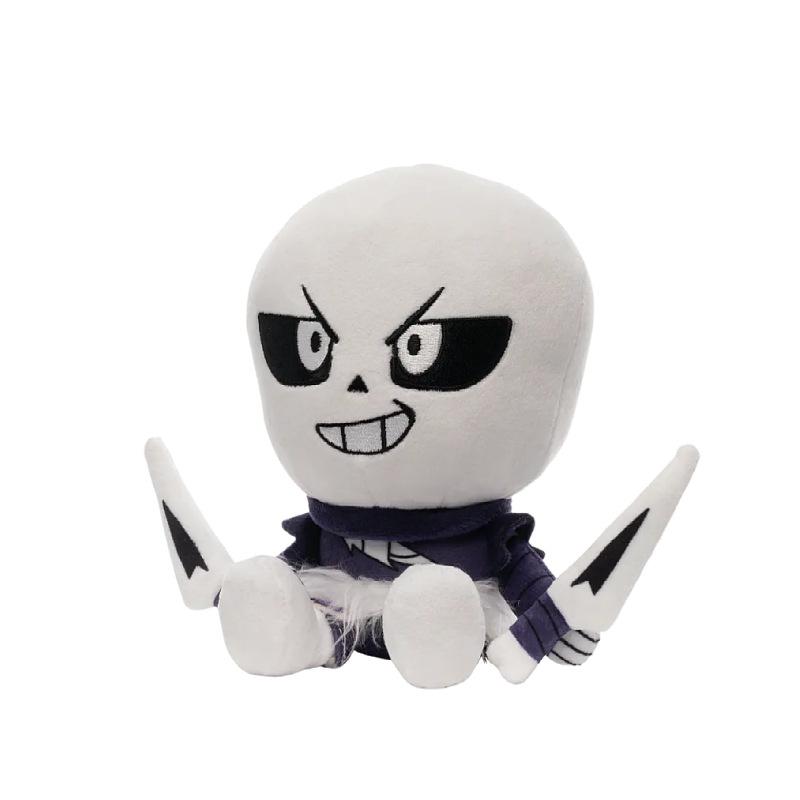 Плюшевая игрушка Кросс Санс из Undertale XTale Underverse AU Мягкая набивная кукла Коллекционный подарок для фанатов аниме