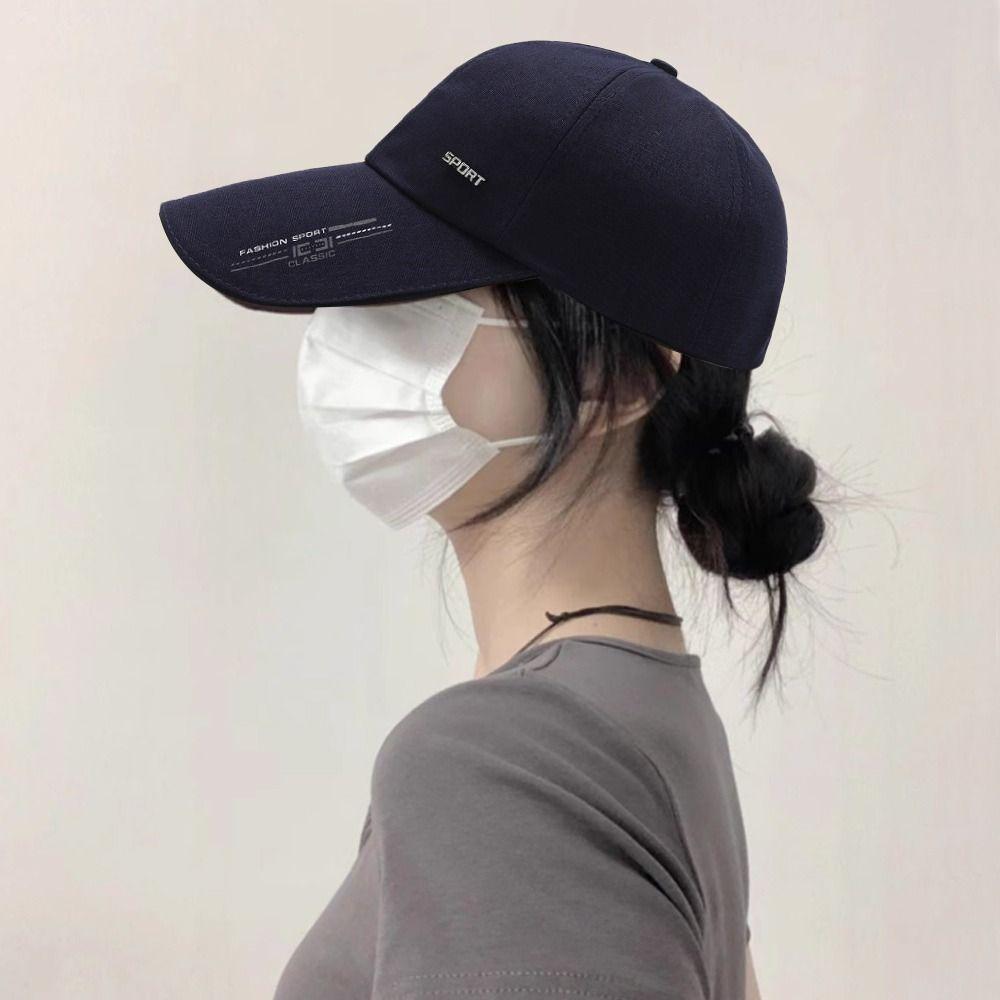 Adjustable Sun Hat Embroidery Snapback Hat Casual Visor for Men Women