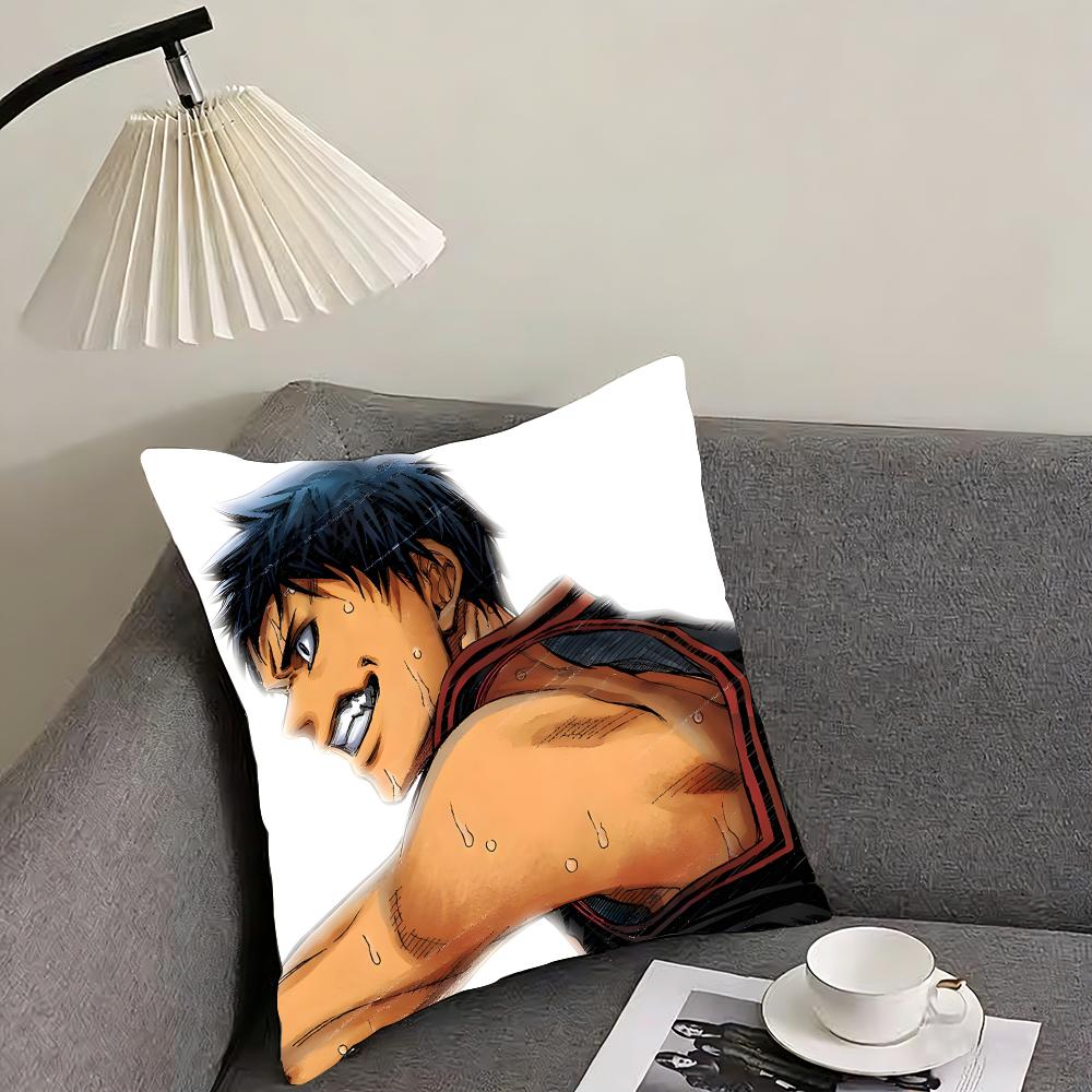 KKuruko No BasketT Anime Cushion Cover Pillowcase Ultra Soft Skin Friendly Fabric Cloud Like Comfort Concealed Zipper