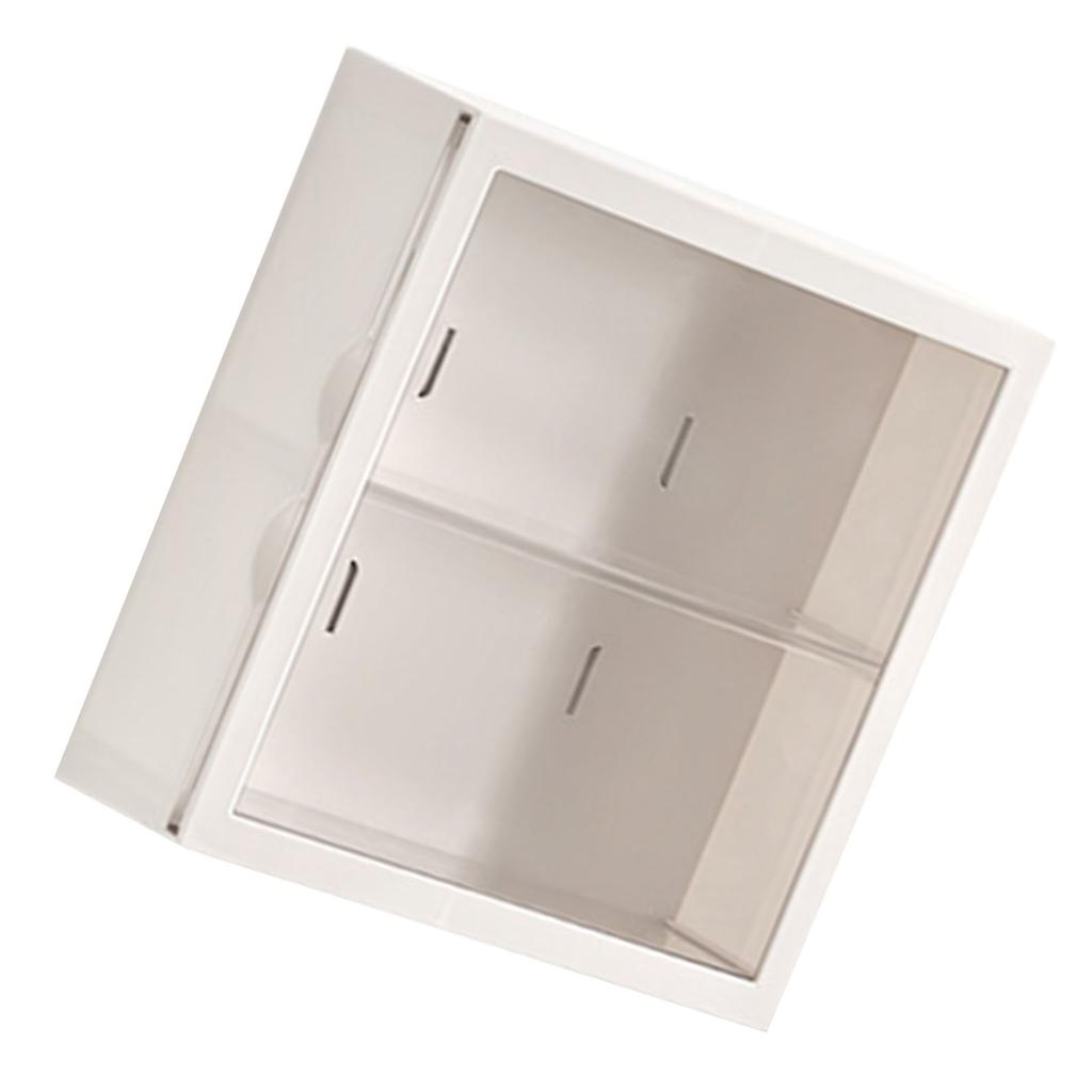 Настенная витрина с глухой коробкой, витрина для фигурок, стойка для хранения изделий ручной работы, пыленепроницаемая