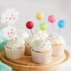 Набор для украшения радужного торта 8 шт. Радужные облака, топпер в виде воздушного шара для дня рождения, свадьбы, детского праздника, принадлежности для украшения вечеринки