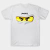 Мужская черная футболка с принтом Ninjago, термотрансферный принт без вырезания, хлопковая футболка