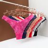 Sexy Cotton Lace Thongs Women's Panties Hollow Out Underwear Low Waist Ladies Lingere Solid Panty198