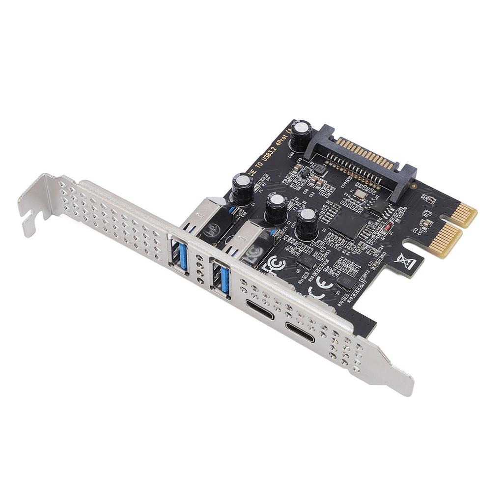 Карта расширения PCIE на USB и Type C 5 Гбит/с Интерфейс Serial ATA Поддержка X1 X4 X8 X16 Стабильная подача питания для настольного ПК