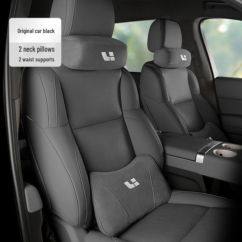 Suitable for Ideal L9/L8/L7: Neck Pillow Headrest & Lumbar Support for Car Interior Modification