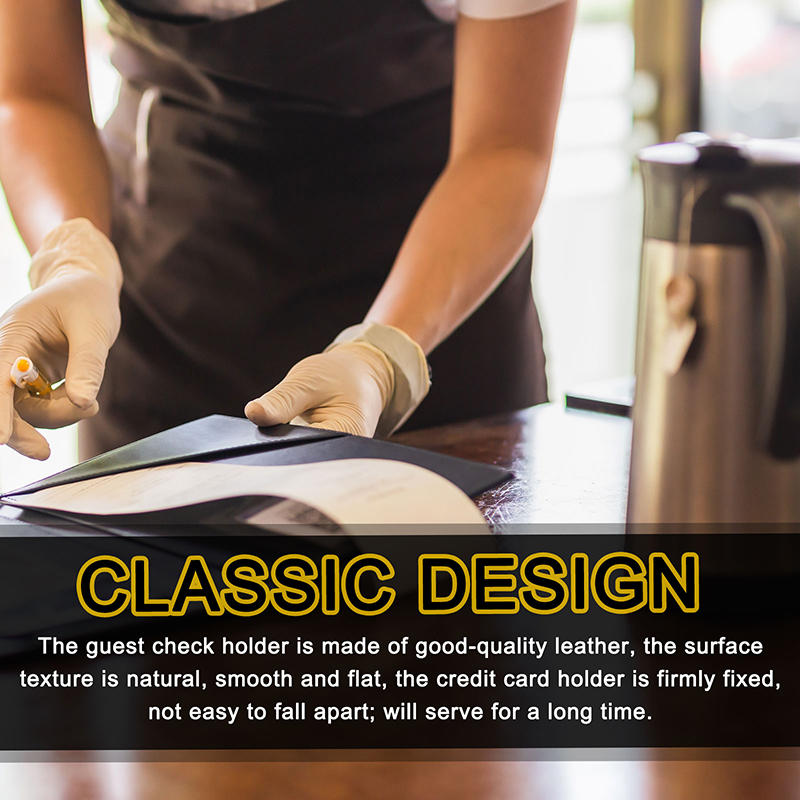 ПУ Папка-чекхолдер для гостевых чеков, держатель для карточек, презентаторы чеков для ресторана, папка для меню официанта, органайзер-чекбук