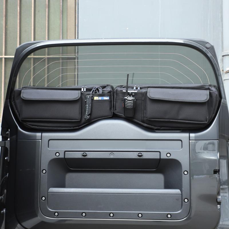 Fit For Land Rover Defender 90 110 L663 2020-2026 Oxford Cloth Car Tailgate Multifunctional Storage Window tools Bag Accessories XS7