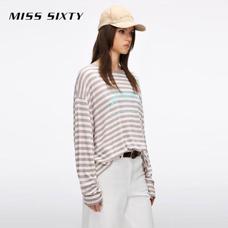 Miss Sixty Женская футболка с длинным рукавом из смесовой шерсти