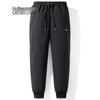 XueZhongFei Men's Goose Down Workwear Pants