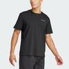 adidas Футболка Terrex Polygiene Graphic Loose Fit с круглым вырезом и коротким рукавом, мужские топы, черного цвета JI8328