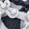Three Leaves Fringe Knot Buttons Chinese Clothing Decorative Sewing Accessories