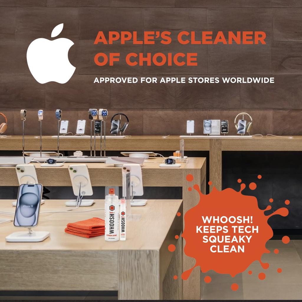 Набор для чистки экрана Идеально подходит для смартфонов iPad Очков Ридера LED ЖК-дисплея ТВ Содержимое продукта 2 Бутылки Премиальная ткань x 2 унции Онлайн-упаковка WHOOSH!