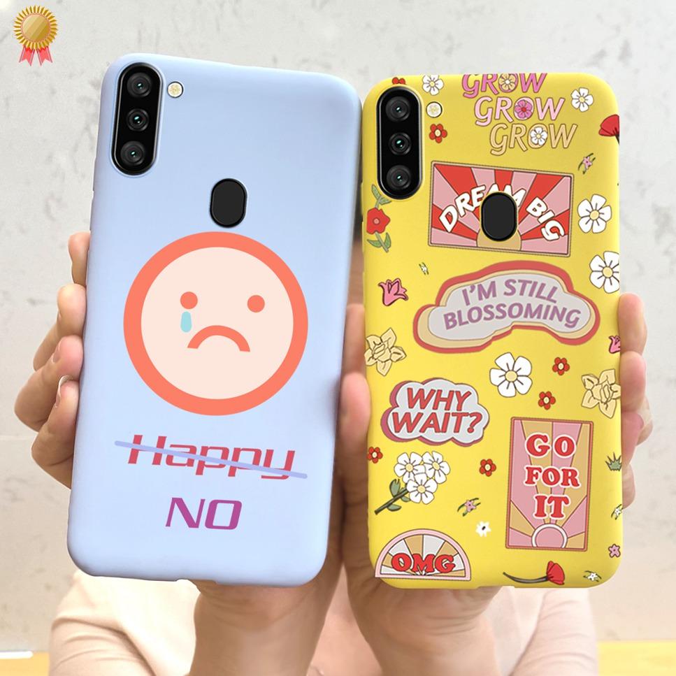 Чехол для Samsung Galaxy A11 Мальчик Девочка Забавный Мультяшный Кот Женщины Силиконовый Задний Чехол Для Samsung Galaxy A 11 SM-A115F 6.4 Funda Чехол