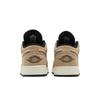 Air Jordan 1 Low SE Grade School 'Brown Elephant' (Unisex) Hemp / Metallic Gold / White / Light British Tan / Black Kids' Basketball Shoes