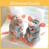 Plush Ratatouille Mouse Toy Headband Adorable Hair Accessory Stuffed Gift Doll