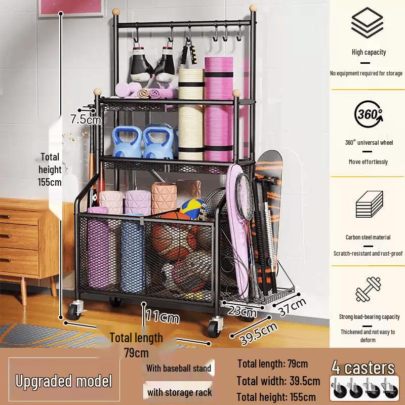 Sports Equipment Storage Rack