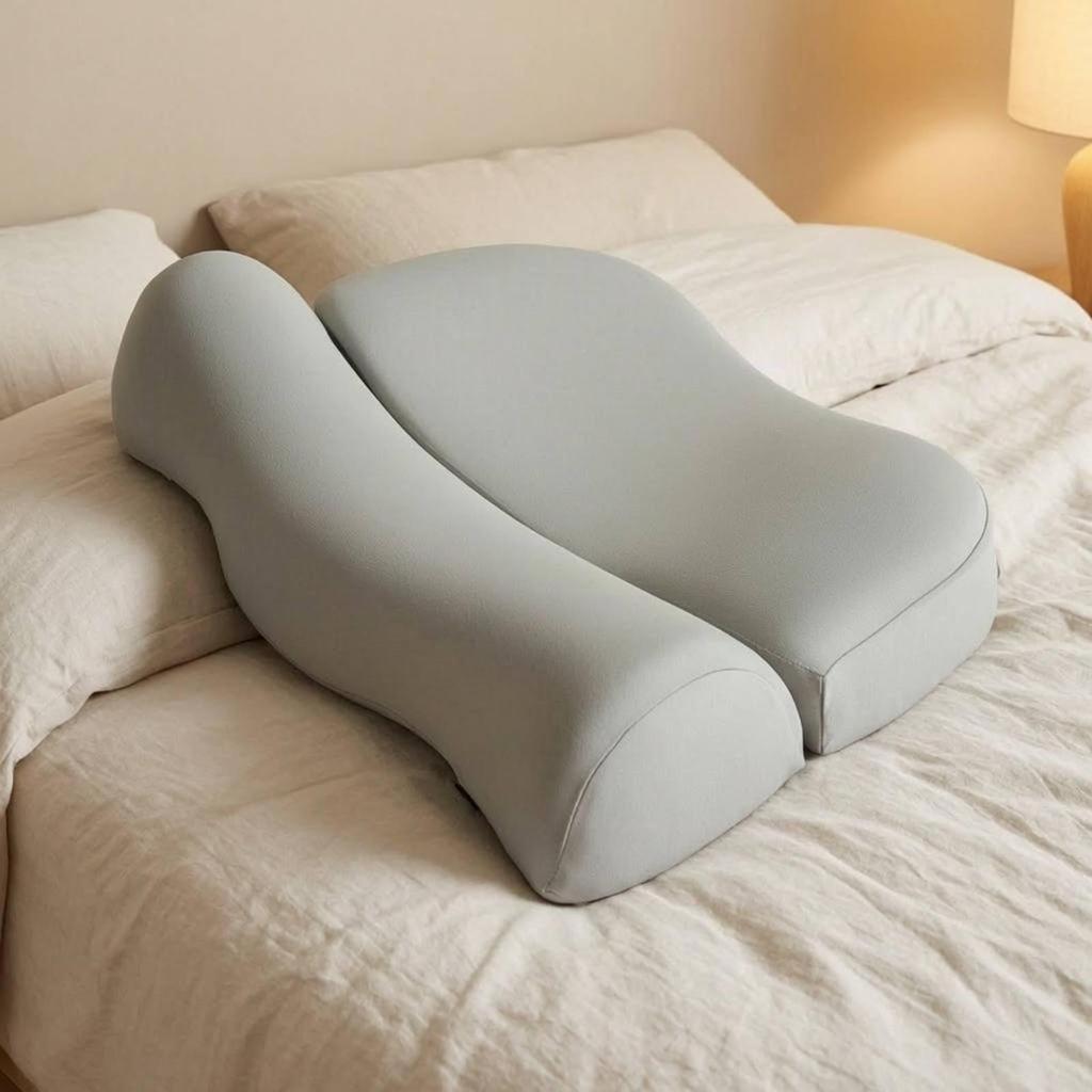 Foam Cervical Nighttime Comfort Pillow Aid Shaped