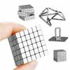 125Pcs Powerful Rare Earth Neodymium Square Magnets Block Cube Educational Toy