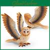 Модель животного ПВХ Фигурка летающей совы Для детей Образовательный дисплей