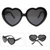 Novel Romantic Fashion Women Gift At Night Heart-shaped Special Effects Glasses Sunglasses