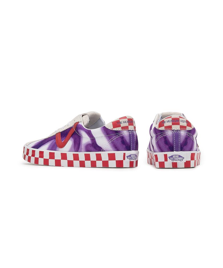 Vans X The Museum Visitor Sport Low - Белый:Фиолетовый / Vn000D09Whp1