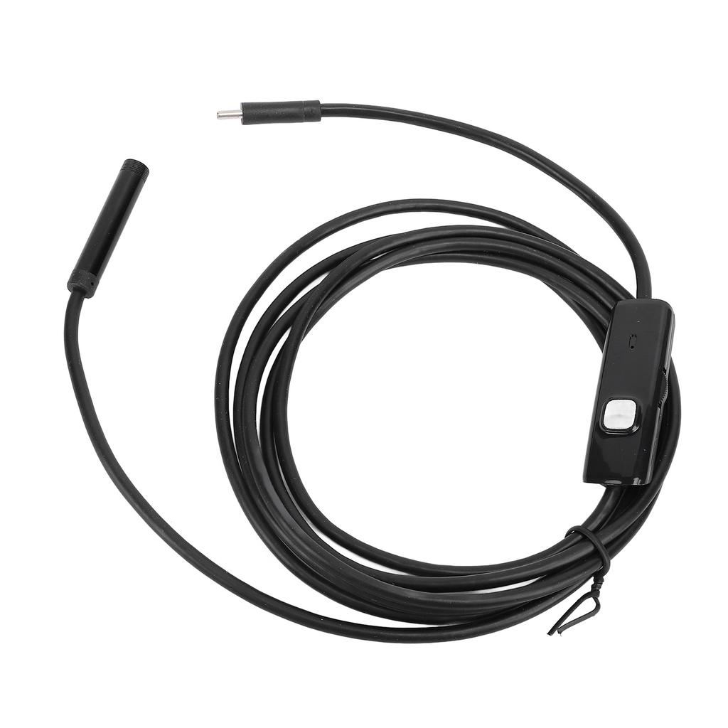 7mm Diameter 2m Cable Industrial Endoscope Type C USB MicroUSB Inspection Camera for Mechanical Internal Structure