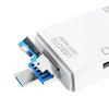 6-в-1 SD USB Type C Картридер USB 2.0 TF/Micro SD Smart Memory OTG Флеш-накопитель Картридер Адаптер