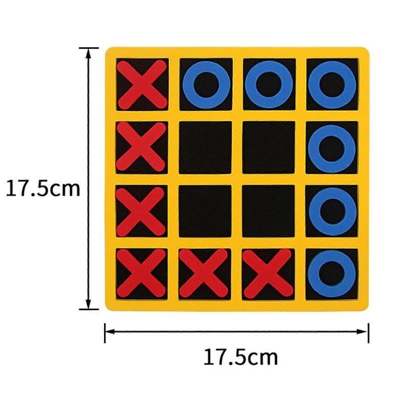Noughts And Crosses Kids Children Board Games Indoor Playing Noughts Toy Playsets