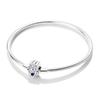 Браслеты Pandach, серебряные, 925 пробы, классические браслеты Love Forever Butterfly Star для женщин, подвески из бисера, ювелирные украшения своими руками, 17–20 см