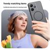 Однотонный матовый чехол из ТПУ для infinix HOT 30i NFC, 30 4G, Декоративная печать кольца в стиле MagSafe