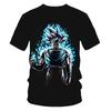 2026 Новая 3D-печатная футболка Dragon Ball для детской одежды, летняя футболка с коротким рукавом в стиле аниме для взрослых, повседневная и модная