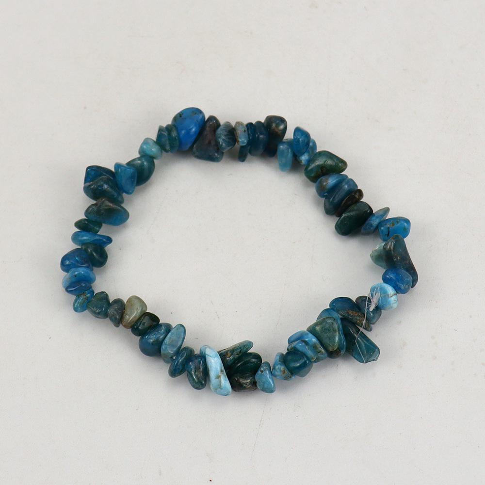 Handmade Beaded Natural Crystal Crushed Stone Bracelet B54