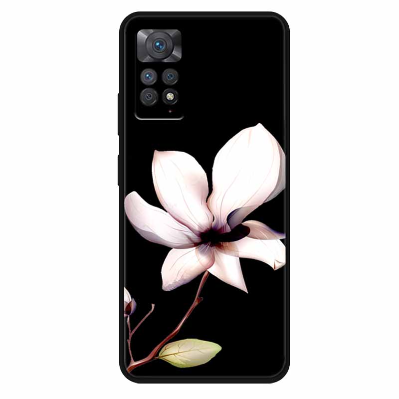 Чехол For Xiaomi Redmi Note 11 Pro 5G Чехол Крутой Космос Мягкий Силикон ТПУ Чехлы Для Xiaomi Redmi Note 11Pro 5G Волк Защитный Корпус
