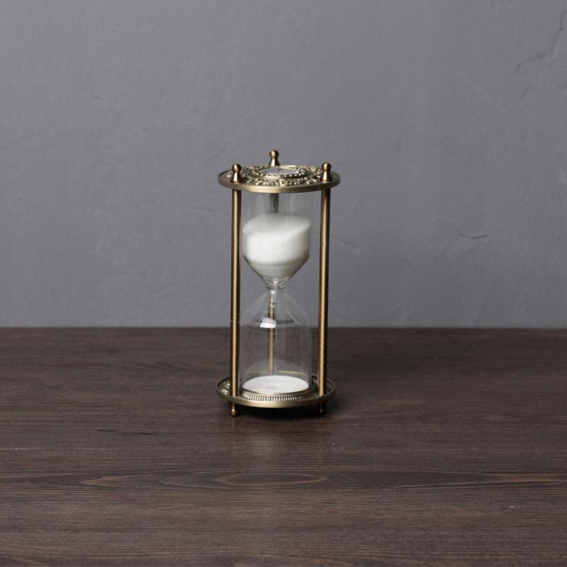 Песочные часы таймер украшения для дома украшения металлические поделки подарки на день рождения