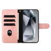 For Samsung Galaxy S24+ Stand Case with Strap PU Leather Wallet Phone Cover S Shape Stitching Design