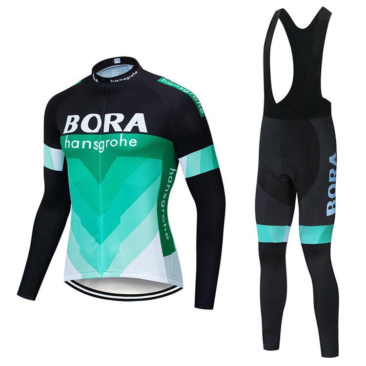 Cross-border bestseller: Spring and Autumn New Long Sleeve Long Pants, UV Protection Bicycle Sports Outdoor Cycling Wear Set Customization