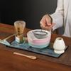 Ceramic Matcha Bowl Gradient Tea Salad Soup Bowl Green Tea Maker Cup  for Tea Set Accessories