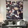 Zenless Zone Zero Wall Tapestry Aesthetic Wall Hanging Printed Fabric Blanket Decorative Tapestries for Bedroom Living Room Home Decor