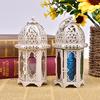 1Pc Vintage Metal Hollow Candle Holder Candlestick Hanging Lantern