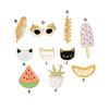 Adorable Plants Pins Fruit Watermelon Pin Personalized Children Brooch Metal Badge Multicolor Jewelries Glasses Brooches