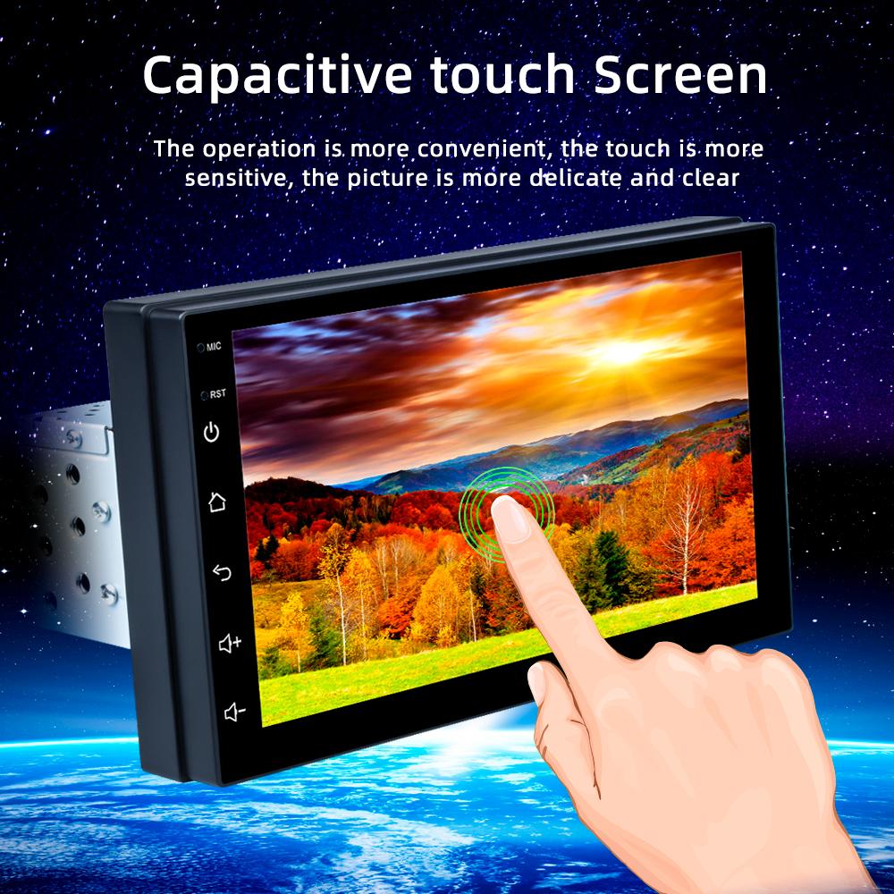 Reakosound 7 Inch 1 Din Android  Car Radio Autoradio GPS Navigation WIFI Car DVR Bluetooth FM Car MP5 Player Car Video Stereo USB Multimedia