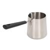 Coffee Milk Frothing Pitcher Cup 304 Stainless Steel Long Handle Milk Pitcher Pointed Tip Latte Frothing Cup with Scale