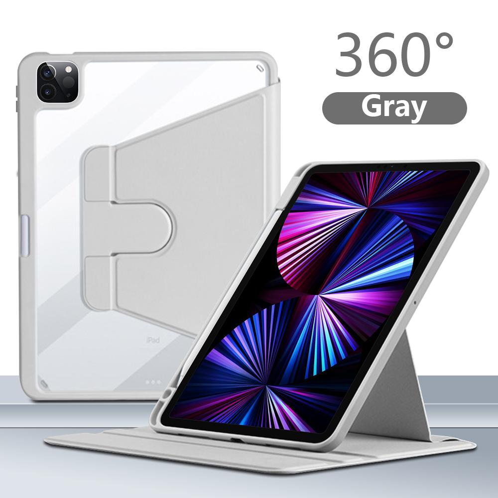 Чехол 2021 Air 5 4 для Ipad Pro 13 11 12,9 2022, чехол для Ipad Air 11 2024 Mini 6 10,2 8, 9, 9, 10 поколения, аксессуары с вращающимся на 360° корпусом