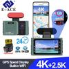 4K Dash Cam 2.5K Rear View Camera Dual Lens Dual Channel Car Dvr Support WIFI GPS Night Vision Loop Recording Black Box