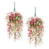 Silk Artificial Hanging Flower Vines for Yard For Front Door Garden Decor Weather Resistant Faux Plant 77x36cm